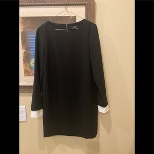 Theory black shift dress